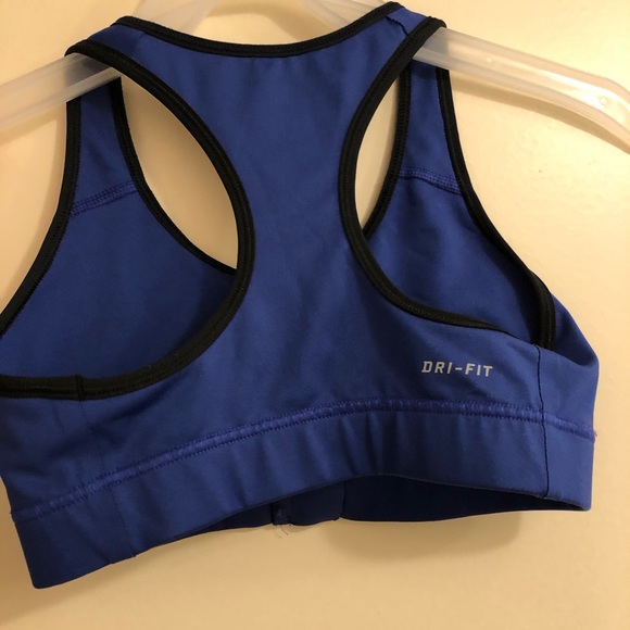 Nike Pro XS Zip Up Sports Bra - Picture 3 of 5